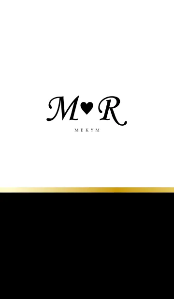 [LINE着せ替え] Initial M♡Rの画像1