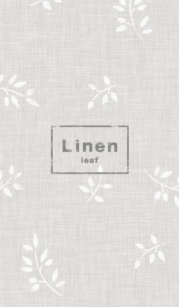 [LINE着せ替え] Linen / leafの画像1
