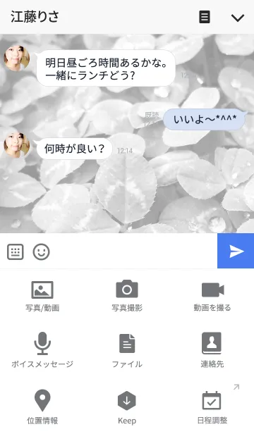 [LINE着せ替え] Tearful Clover ～涙ぐむクローバー～の画像4