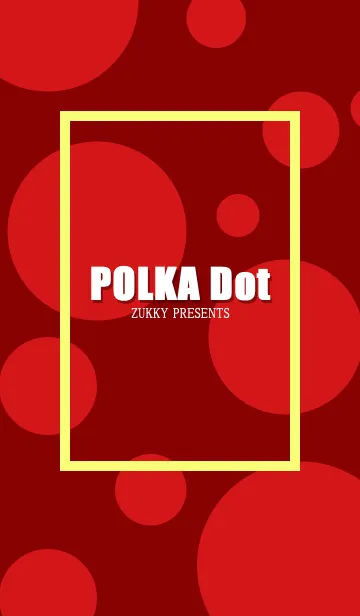 [LINE着せ替え] POLKA Dot Redの画像1