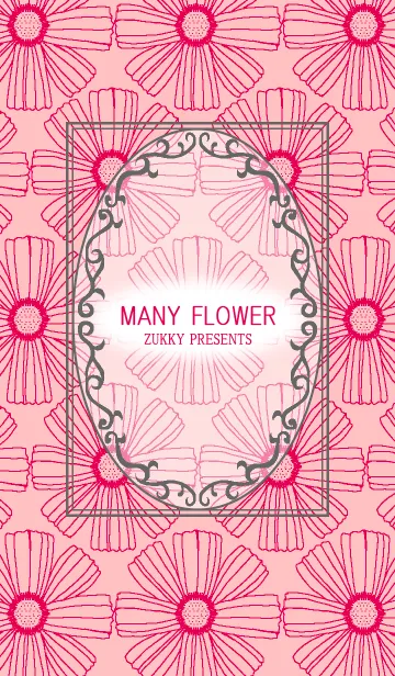 [LINE着せ替え] MANY FLOWER11の画像1