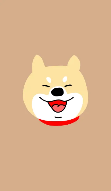 柴犬 顔だけ 2の着せ替えメイン画像