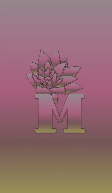 ～フラワー イニシャル M～の着せ替えメイン画像