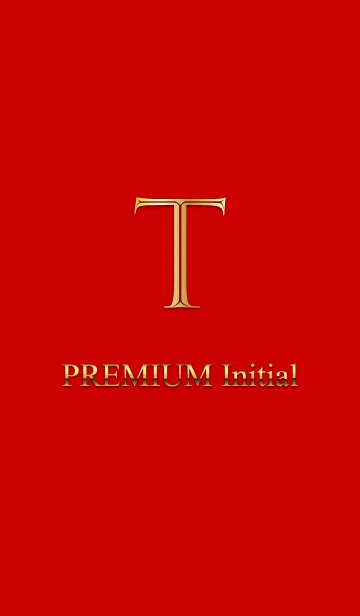 [LINE着せ替え] PREMIUM Initial Tの画像1