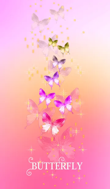 [LINE着せ替え] 蝶の妖精＊＊の画像1