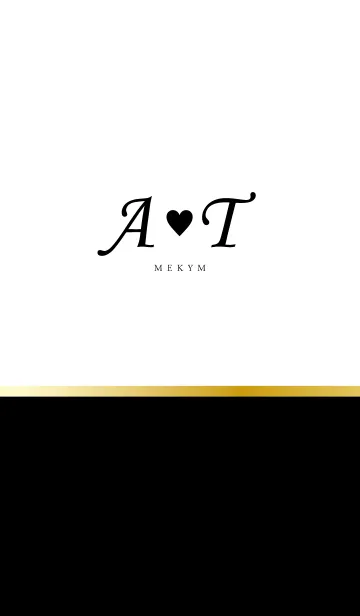 Initial A♡TのLINE着せ替え