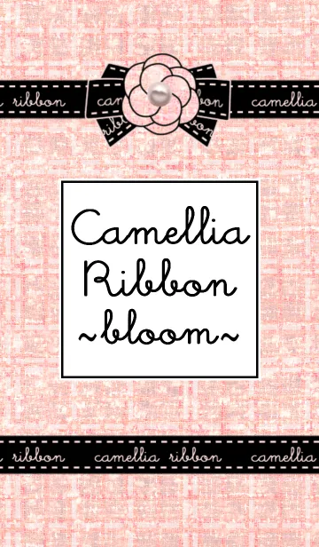 [LINE着せ替え] 大人カワイイ♡Camellia Ribbon -bloom-の画像1