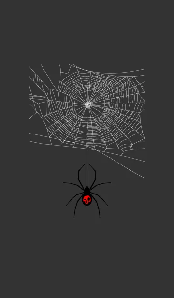 [LINE着せ替え] spider black widowの画像1