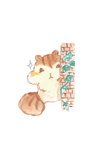 キラキラおめめのシマリス「キラりす」の着せ替えメイン画像