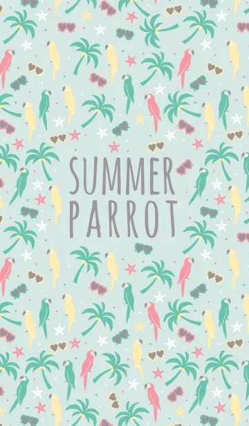 [LINE着せ替え] summer parrotの画像1