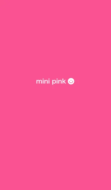 [LINE着せ替え] simple mini pinkの画像1