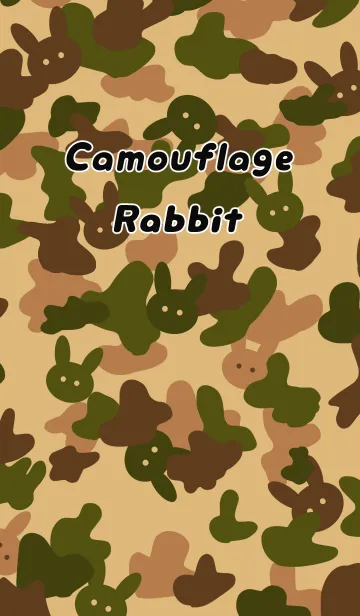 Camouflage RabbitのLINE着せ替え