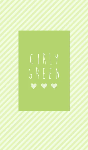 [LINE着せ替え] GIRLY GREENの画像1