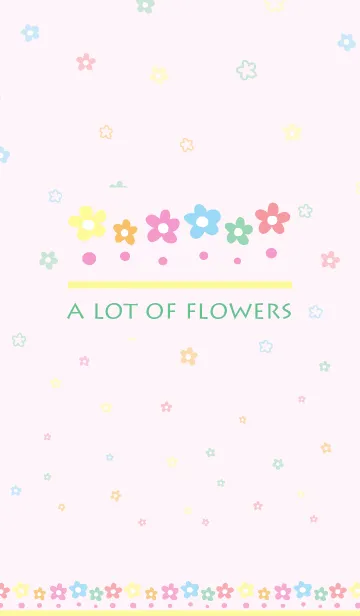 [LINE着せ替え] A lot of flowers 8.0の画像1