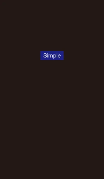 [LINE着せ替え] Simple style blue (black background)の画像1