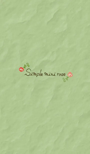 Simple mini rose2の着せ替えメイン画像