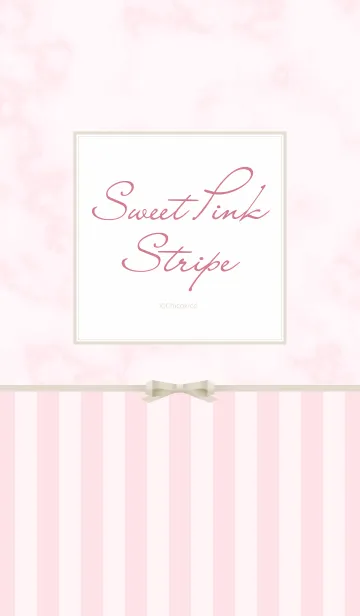 Sweet Pink Stripeの着せ替えメイン画像