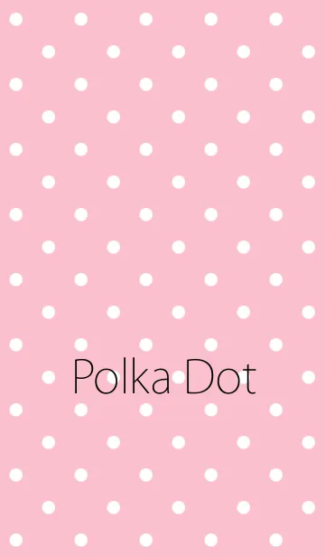 [LINE着せ替え] ドット (Pink) by Pretty Poodleの画像1