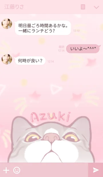 [LINE着せ替え] きじとら あずきの画像3