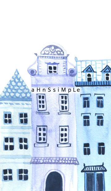 ahns simple_063_blue city05の着せ替えメイン画像
