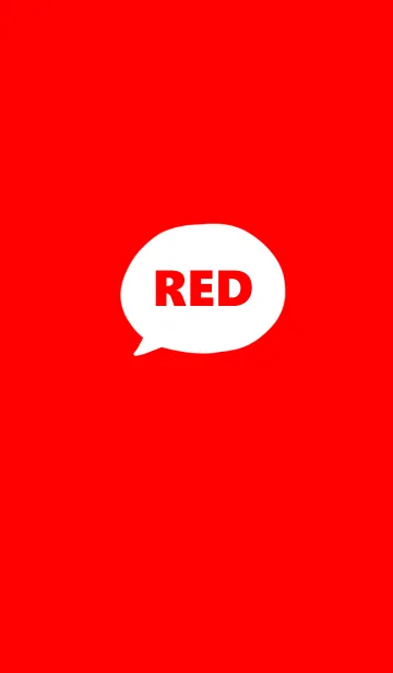 [LINE着せ替え] 赤のシンプルな着せ替えの画像1