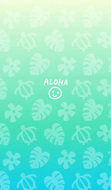 [LINE着せ替え] Aloha smile2の画像1