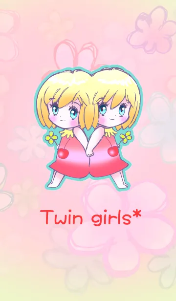 [LINE着せ替え] 双子少女＊の画像1