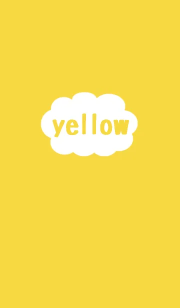 [LINE着せ替え] SIMPLE-yellowの画像1