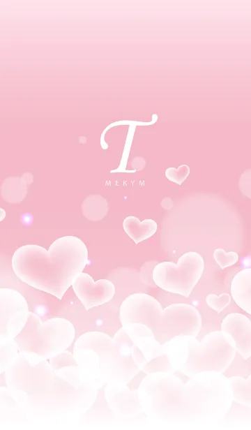 [LINE着せ替え] Initial -T- Heartcloudの画像1