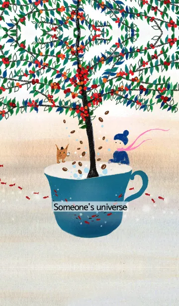 [LINE着せ替え] Someone's universe_01_coffeeの画像1
