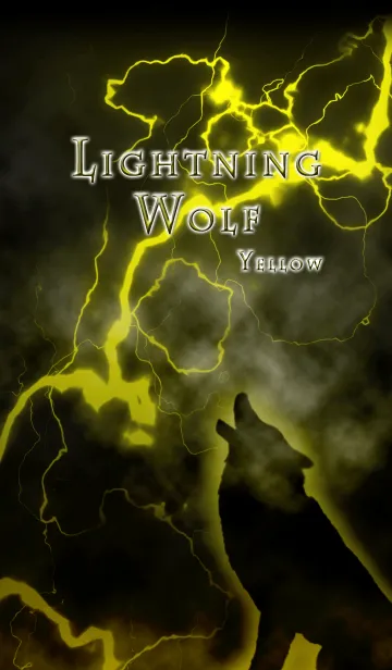 [LINE着せ替え] Lightning Wolf Yellowの画像1