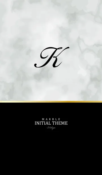 [LINE着せ替え] Initial -K- MARBLEの画像1