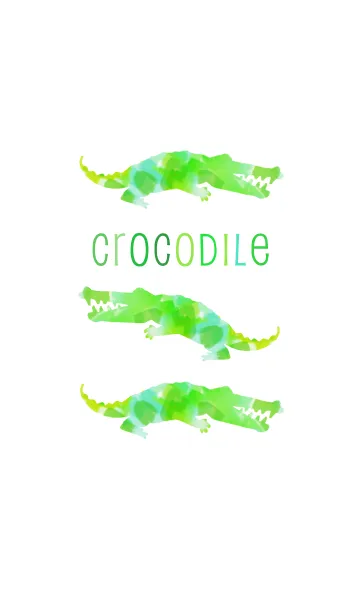 [LINE着せ替え] シンプル クロコダイルの画像1