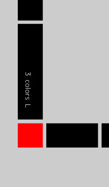 [LINE着せ替え] 3 colors Lの画像1