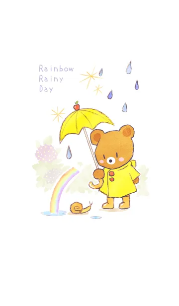 [LINE着せ替え] Rainbow rainy dayの画像1