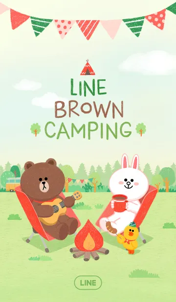 [LINE着せ替え] LINE キャンプの画像1