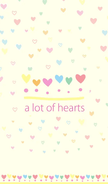 [LINE着せ替え] A lot of hearts 2.4の画像1