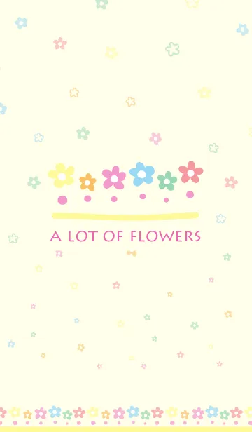 [LINE着せ替え] A lot of flowers 6.2の画像1
