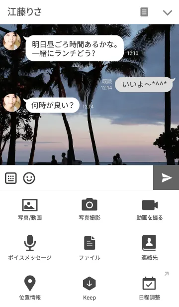 [LINE着せ替え] パラダイス ビーチ-22の画像4