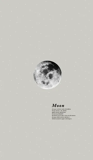 [LINE着せ替え] Simple Moon 2の画像1