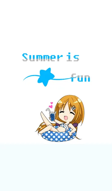 [LINE着せ替え] Summer is fun.の画像1