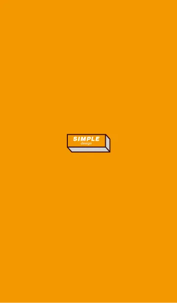 [LINE着せ替え] SIMPLE ORANGE BUTTON.の画像1