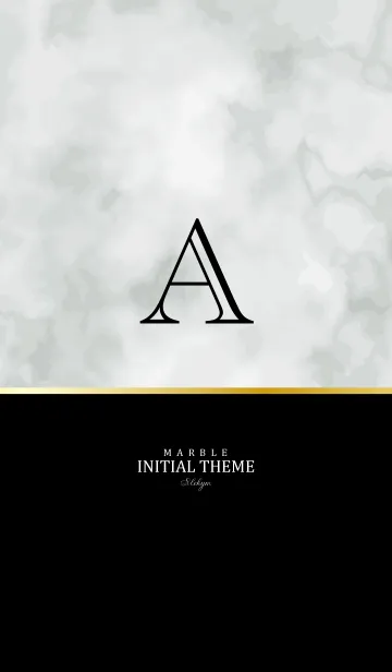 Initial -A- MARBLEのLINE着せ替え