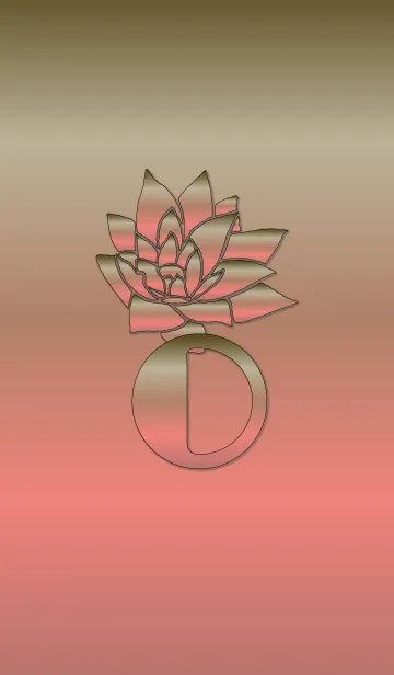 ～フラワー イニシャル O～の着せ替えメイン画像