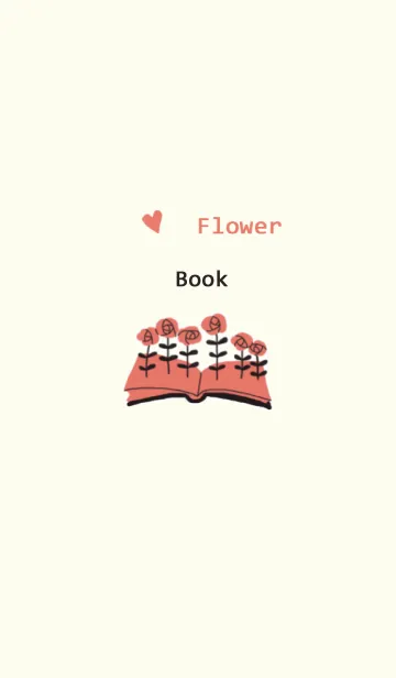 [LINE着せ替え] Flower Bookの画像1