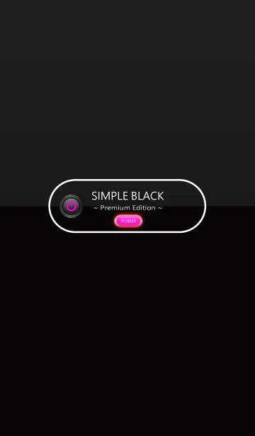 [LINE着せ替え] SIMPLE BLACK ~ Premium Pink Edition ~の画像1