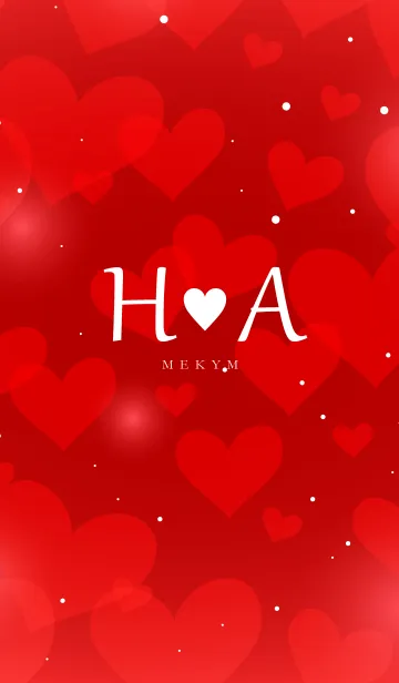 [LINE着せ替え] Initial -H＆A- Fluffy Loveの画像1