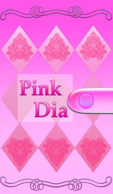 [LINE着せ替え] ピンク色が綺麗なピンクダイアのダイアリーの画像1