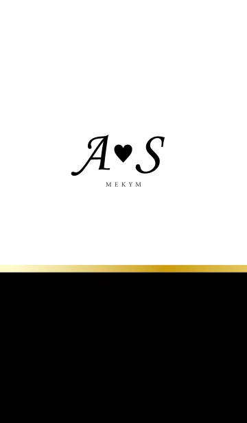 [LINE着せ替え] Initial A＆Sの画像1