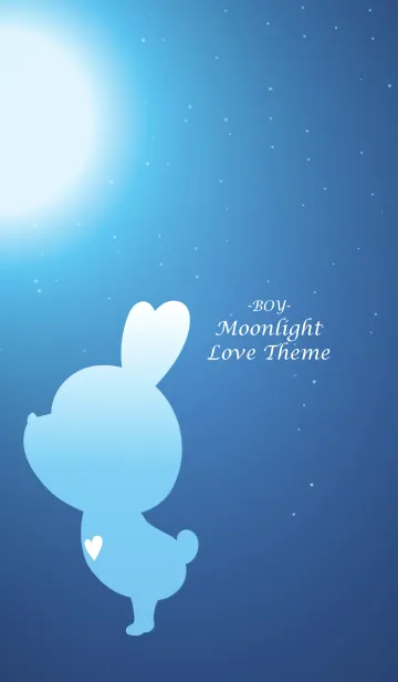 [LINE着せ替え] Moonlight Love Theme Boy.の画像1